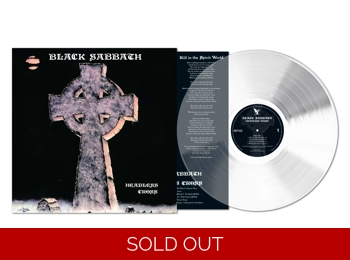 Black Sabbath – Headless Cross - Limited Edition 8 Track rerelease Clear Vinyl LP